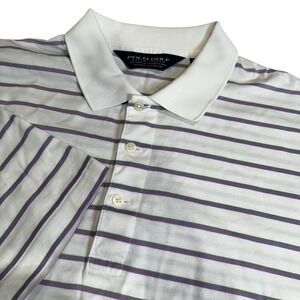 Polo Golf Ralph Lauren Striped Pima Cotton Golf Polo Shirt - Men's Medium‎